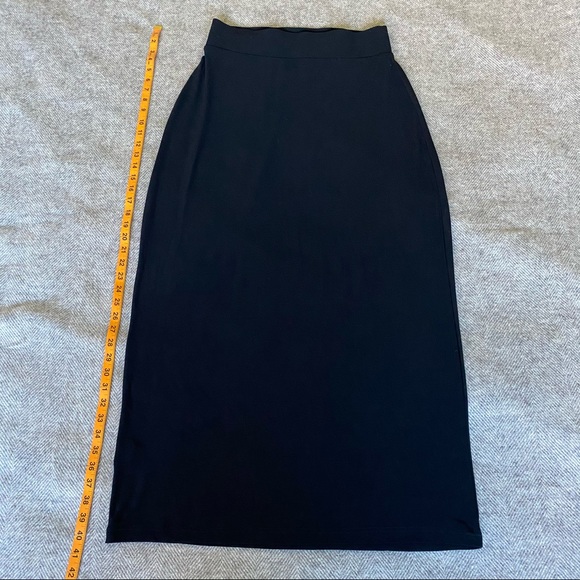 CALVIN KLEIN Black Maxi Shirt (size M) - Picture 2 of 4